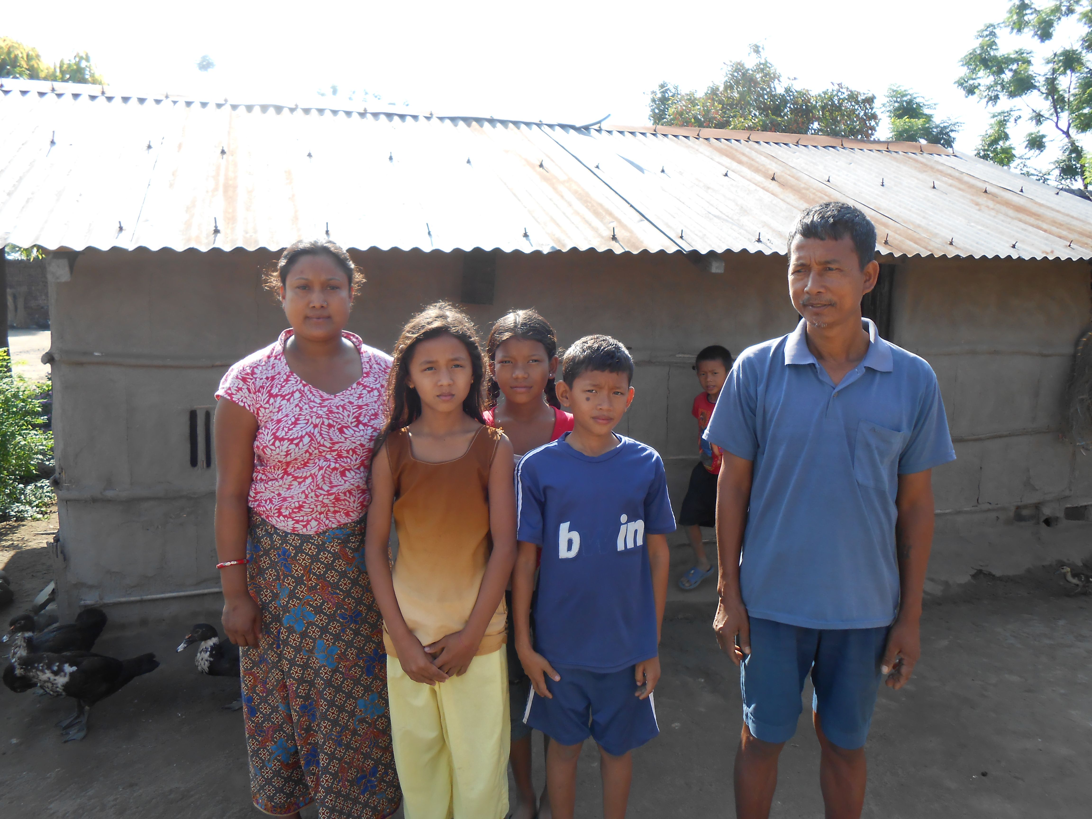Sample: Children, mother, father and household