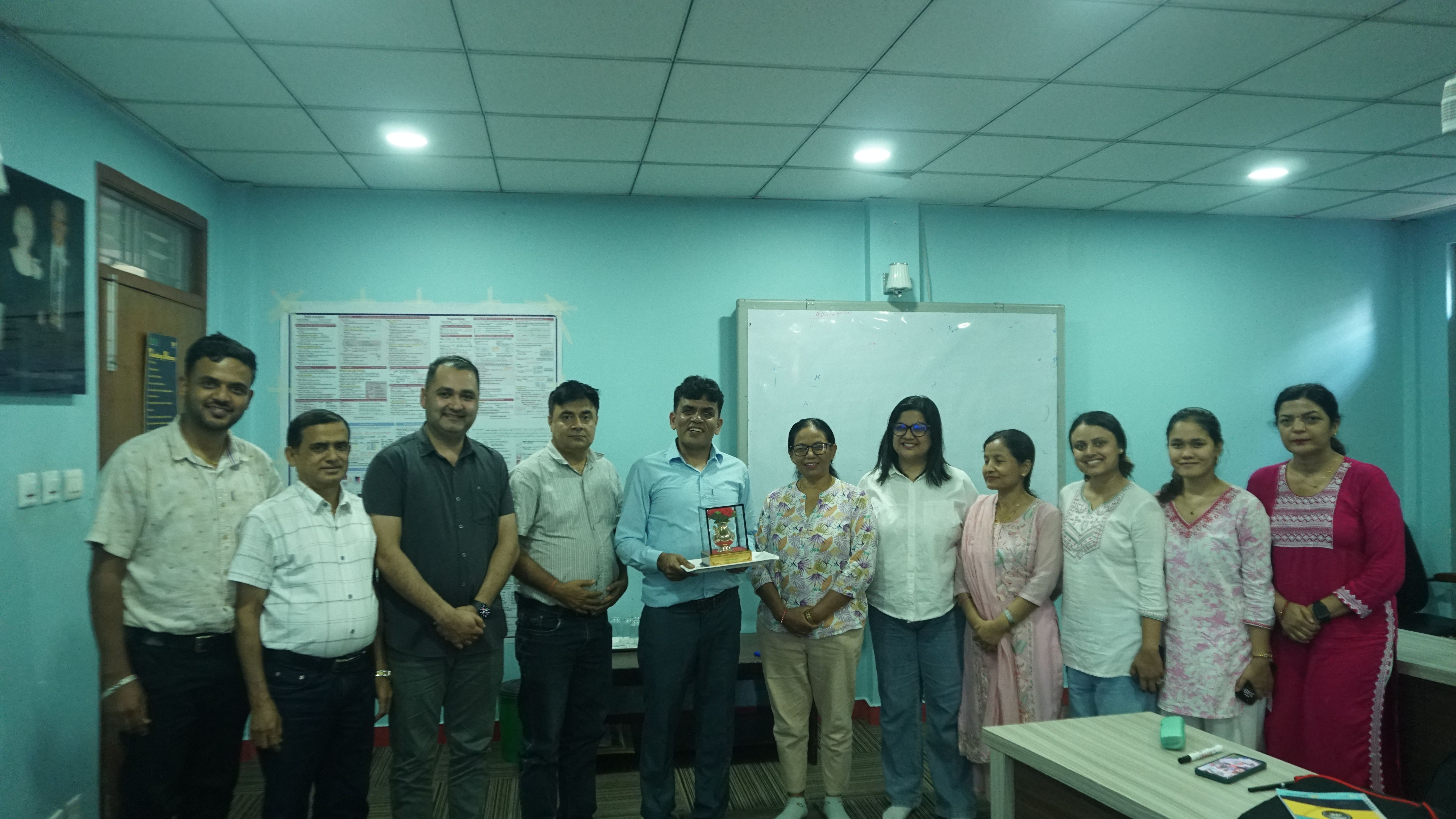 Data Analysis Training Participants with Instructor